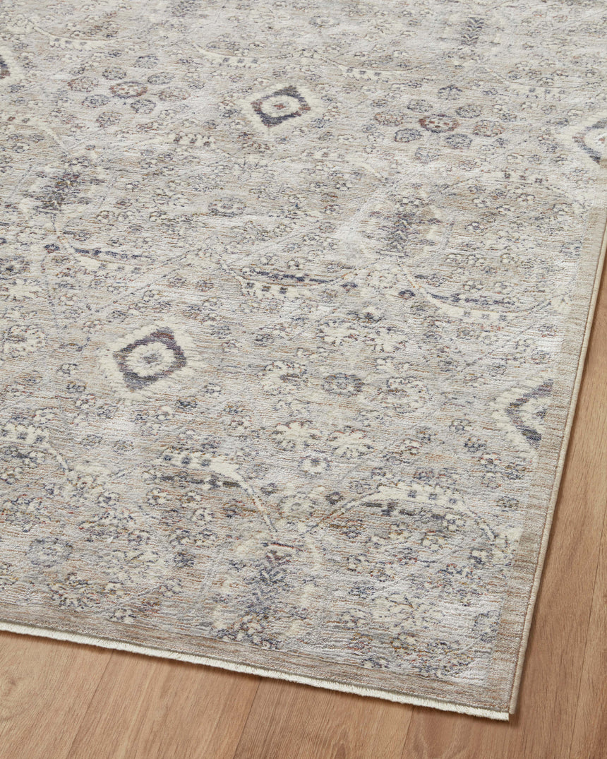 Zuma Rug 07 | Silver / Sky