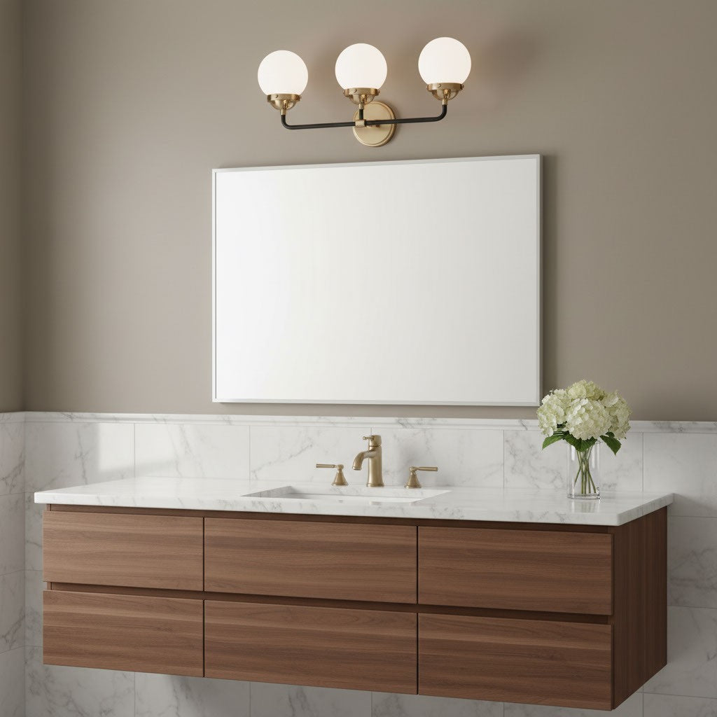 Three Light Wall / Bath — 60 W