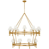 Classic 54" Two-Tier Ring Chandelier