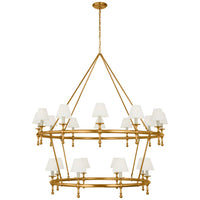 Classic 54" Two-Tier Ring Chandelier