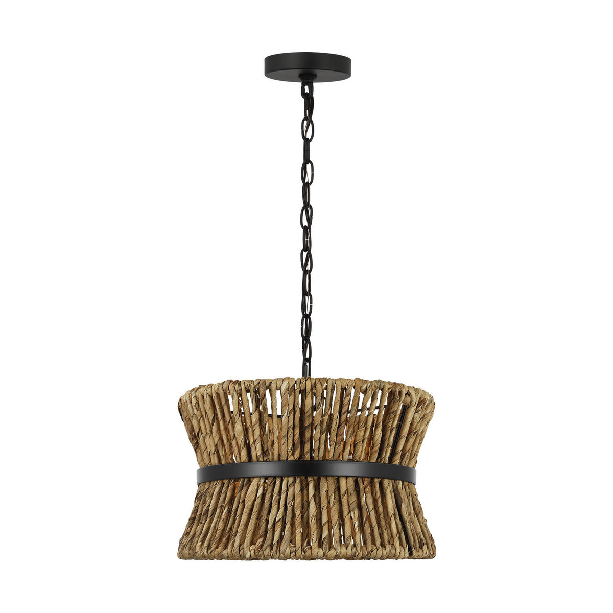 Two Light Pendant — Woven/Natural