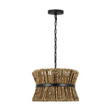 Two Light Pendant — Woven/Natural
