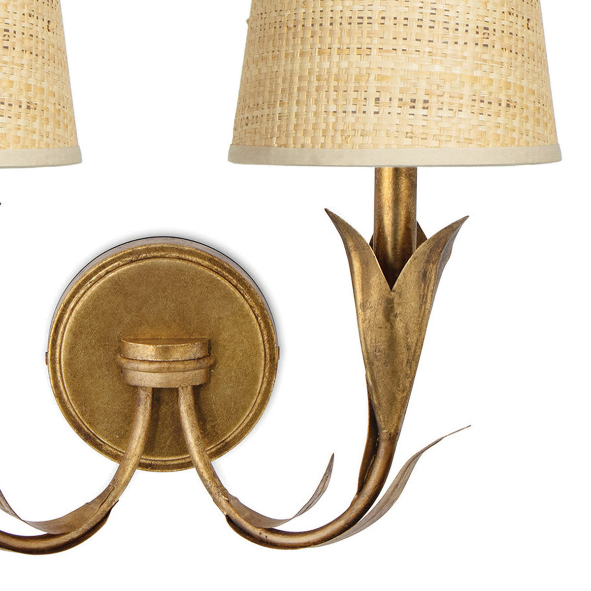 River Reed Two Light Wall Sconce