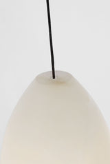 Alina One Light Pendant — 6.80", Alabaster