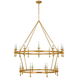 Classic 54" Two-Tier Ring Chandelier