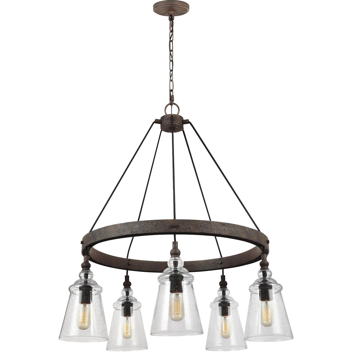 Loras Five Light Chandelier