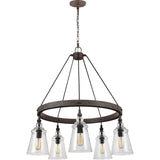 Loras Five Light Chandelier