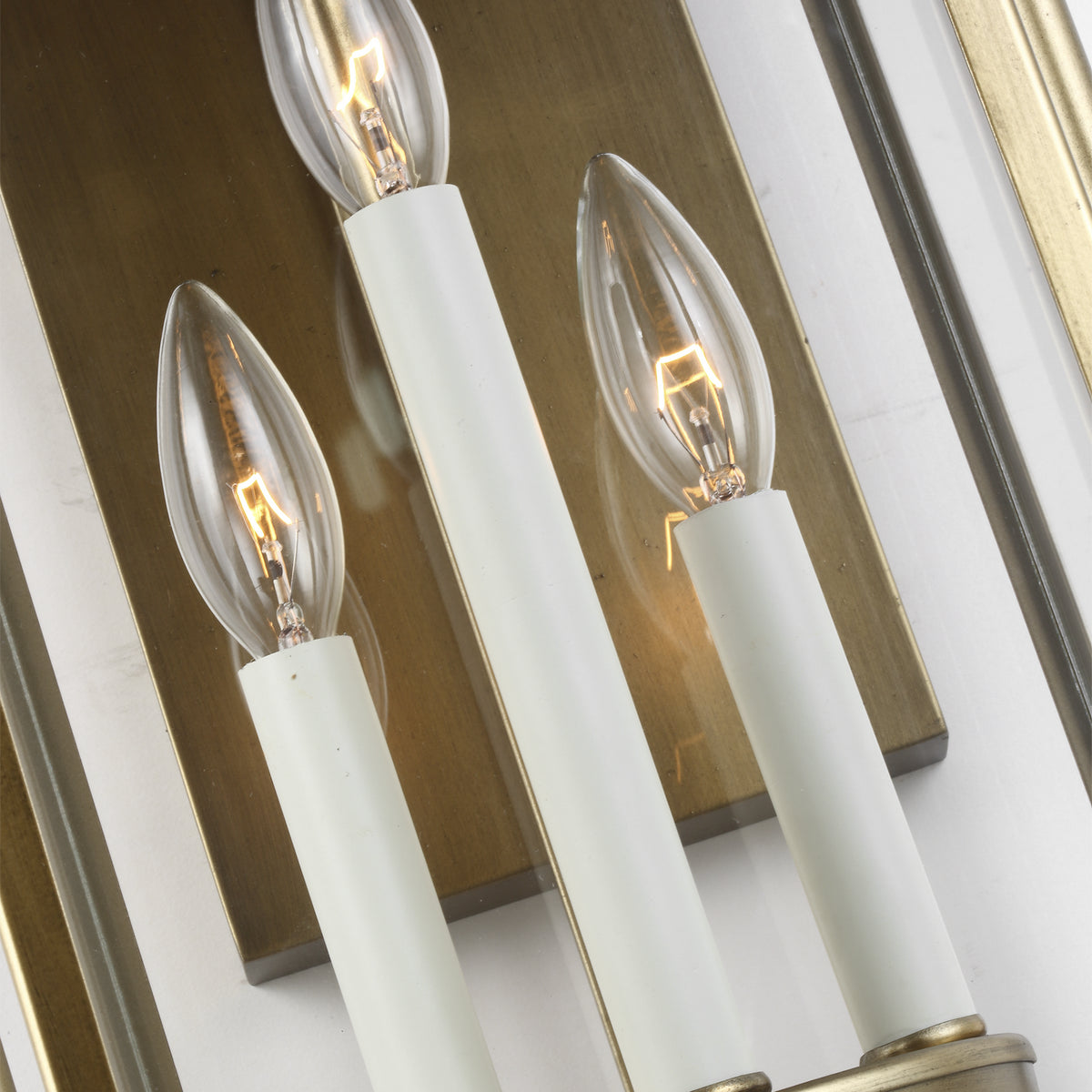Three Light Outdoor Wall Sconce — 22.50"