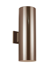 Two Light Outdoor Wall Lantern — 18.25", BR40