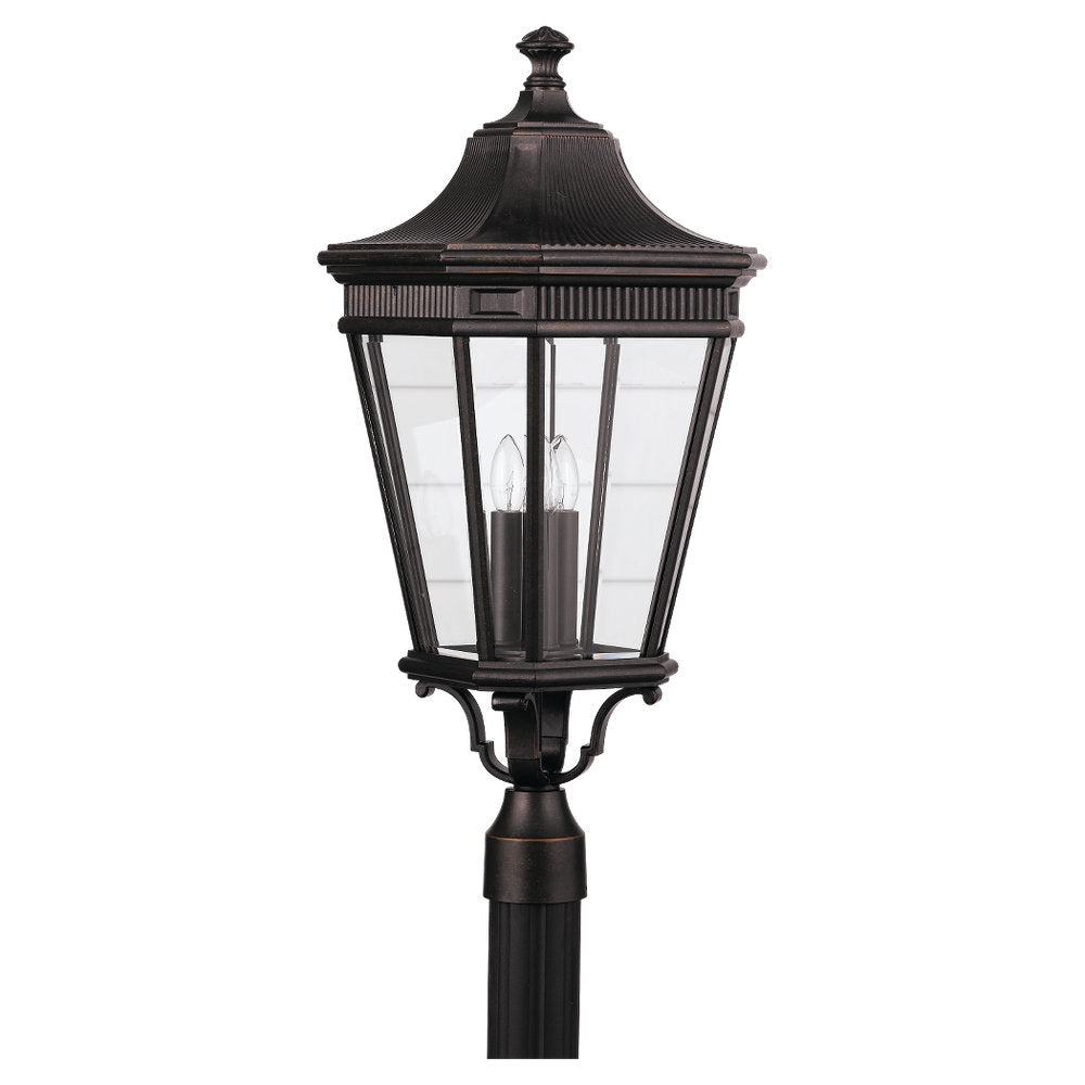 Three Light Outdoor Fixture — 27.50", 12"
