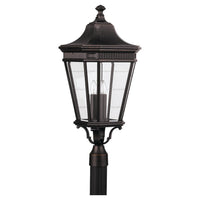 Three Light Outdoor Fixture — 27.50", 12"