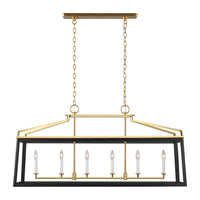Six Light Linear Lantern