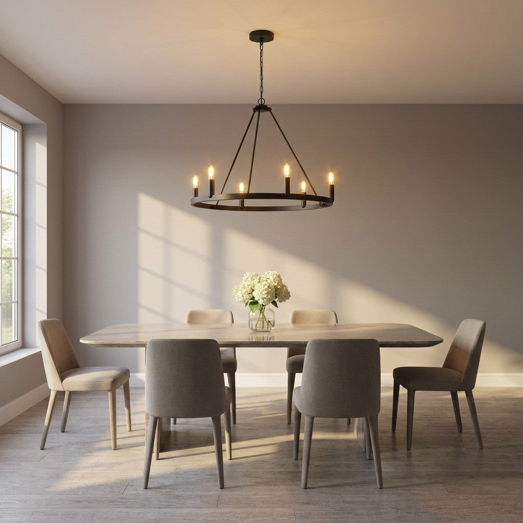 Mirla Six Light Chandelier