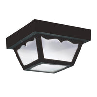Outdoor One Light Flush Mount