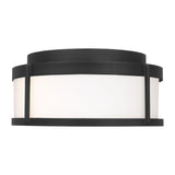 Luning Two Light Flush Mount — Opal Etched