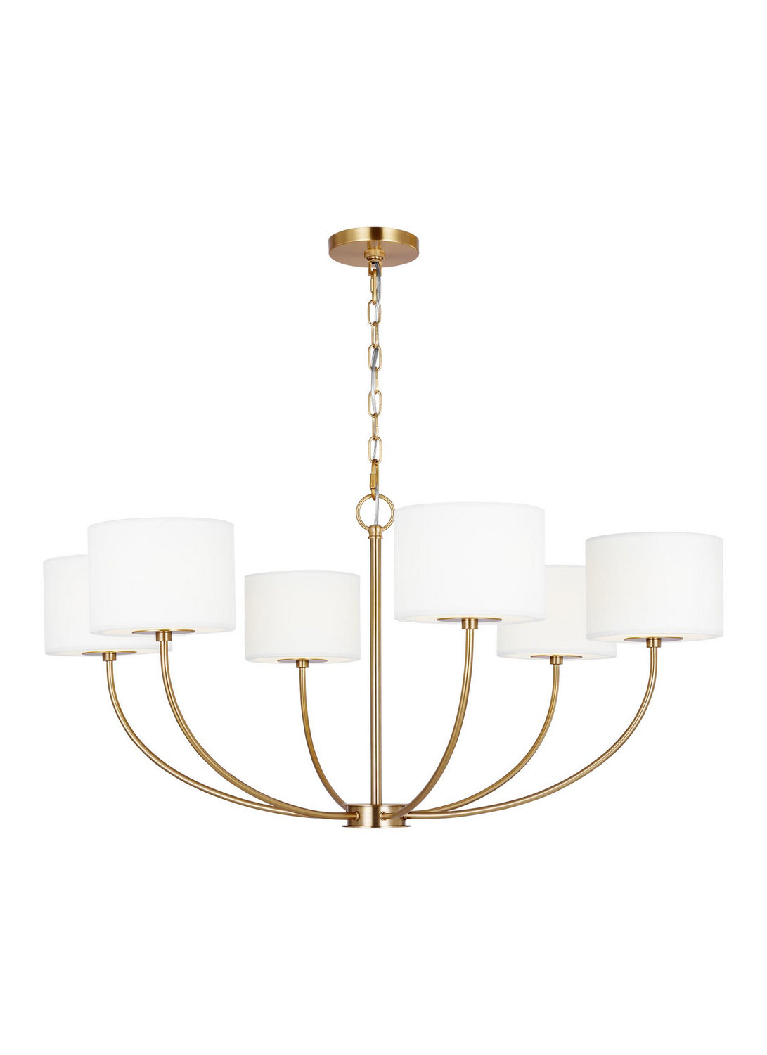 Six Light Chandelier — 17.13"