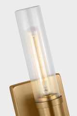 Keaton 20" Vanity Sconce — Clear Fluted