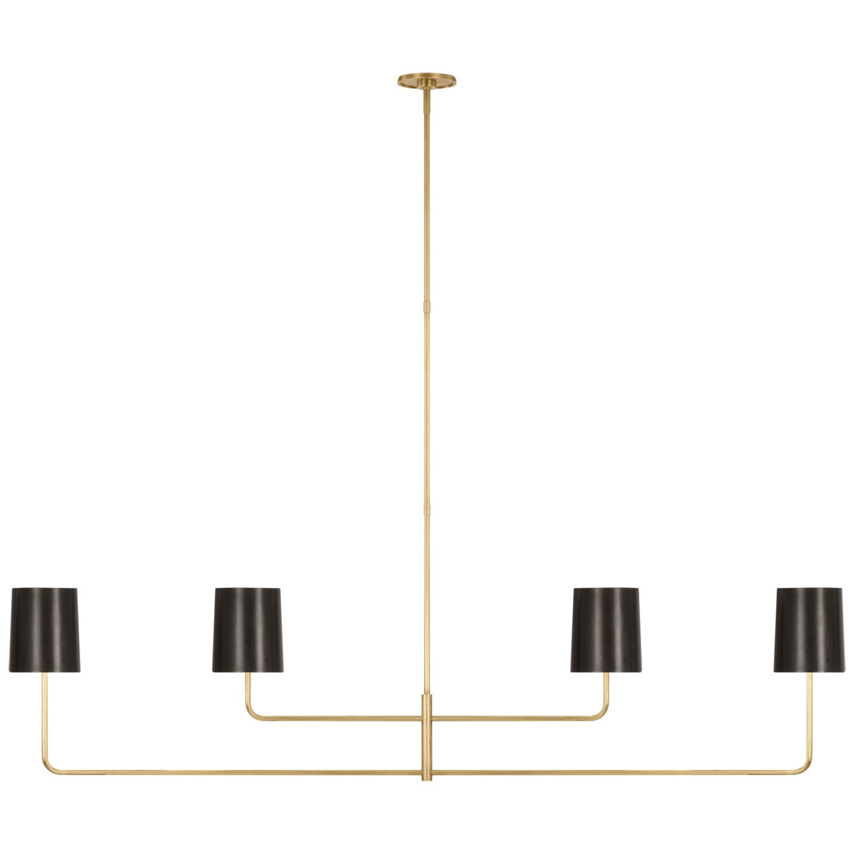 Go Lightly 70" Four Light Linear Chandelier