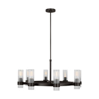 Eight Light Chandelier — 33"