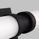 LED Bath Wall Sconce — W: 4.75" × H: 26.75" × D: 4.50"