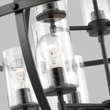 Alturas Nine Light Chandelier — Clear Seeded