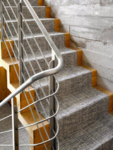 Dash & Albert Marled Handwoven Cotton Rug in Indigo, stair runner
