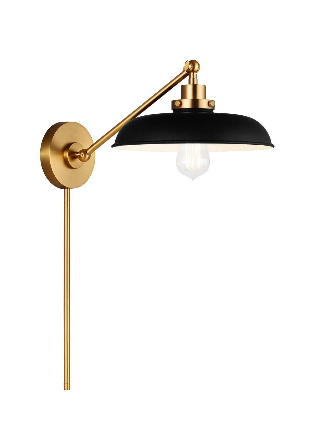 Wellfleet One-Arm Wide Sconce