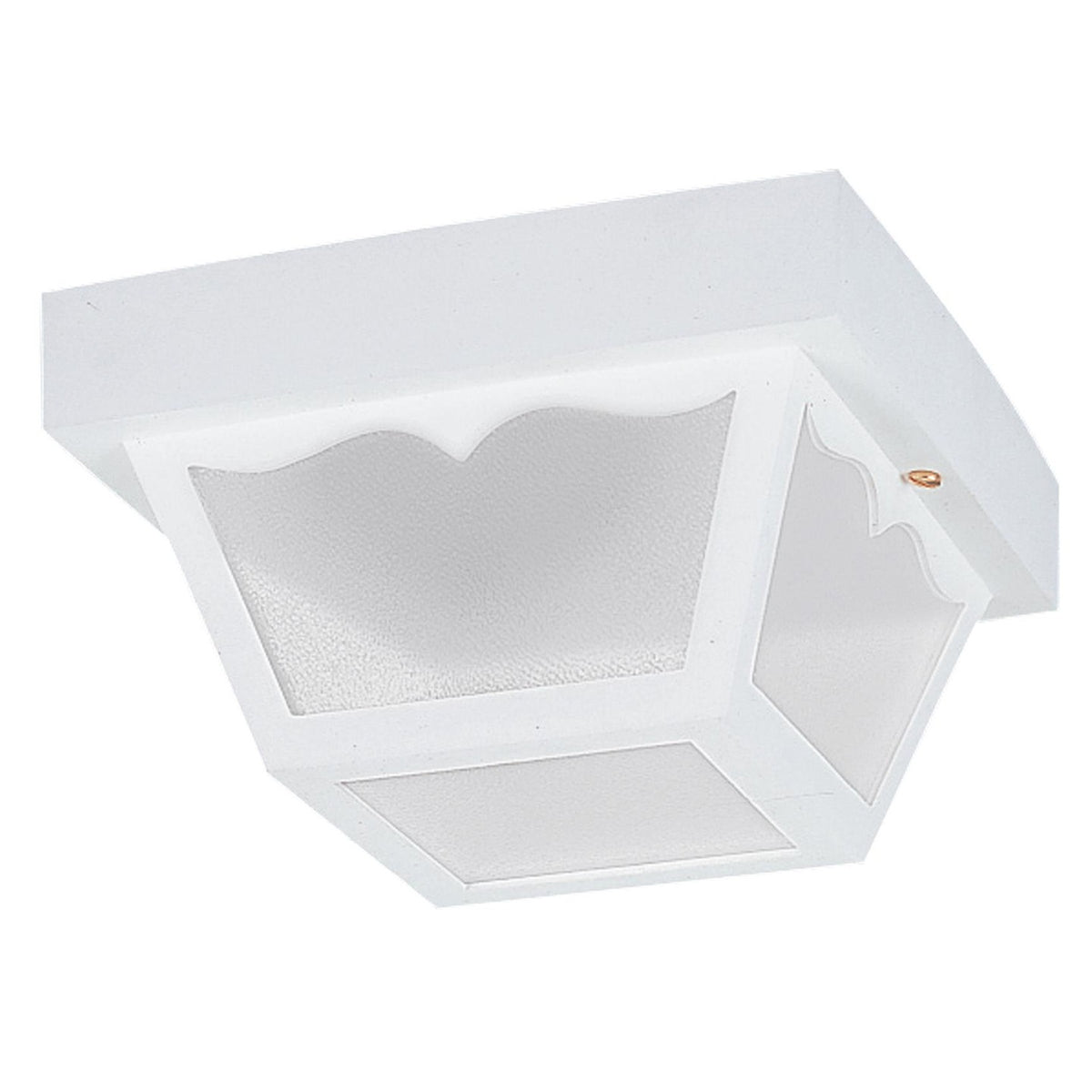 Outdoor Ceiling Two Light Flush Mount