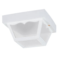 Outdoor Ceiling Two Light Flush Mount