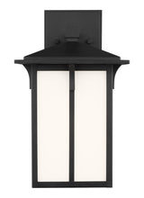 Tomek 1-Light Small Wall Lantern — Etched / White Inside