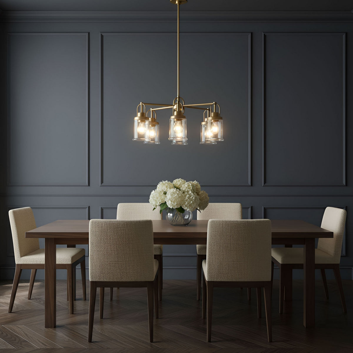 Anders Five Light Chandelier