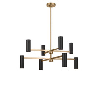 Zentro Eight Light Chandelier