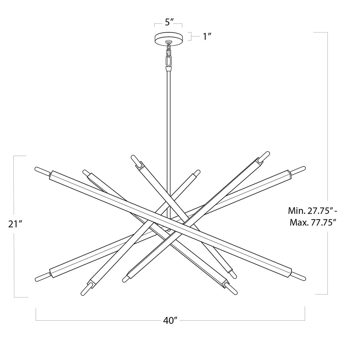 Viper 12 Light Chandelier