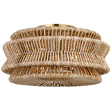 Antigua Large Drum Semi-Flush Mount