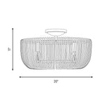 Pierce Medium Flush Mount