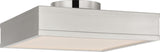 Dupont 12 Square Semi Flush