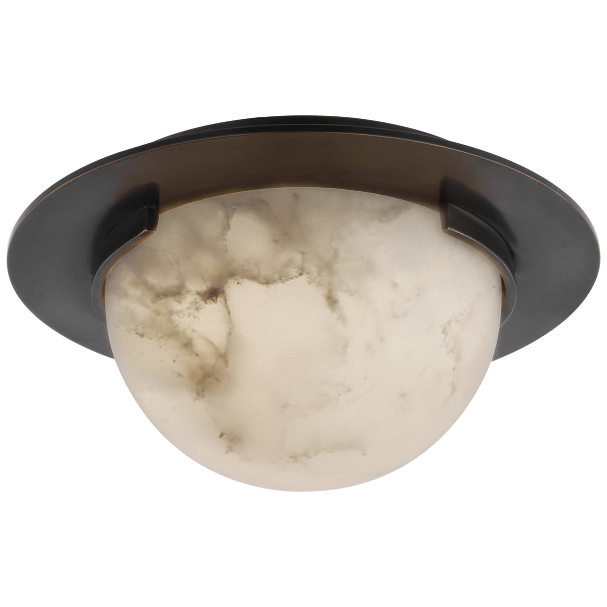 Melange 6" Solitaire Flush Mount
