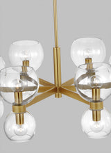 Six Light Chandelier — 11.13"