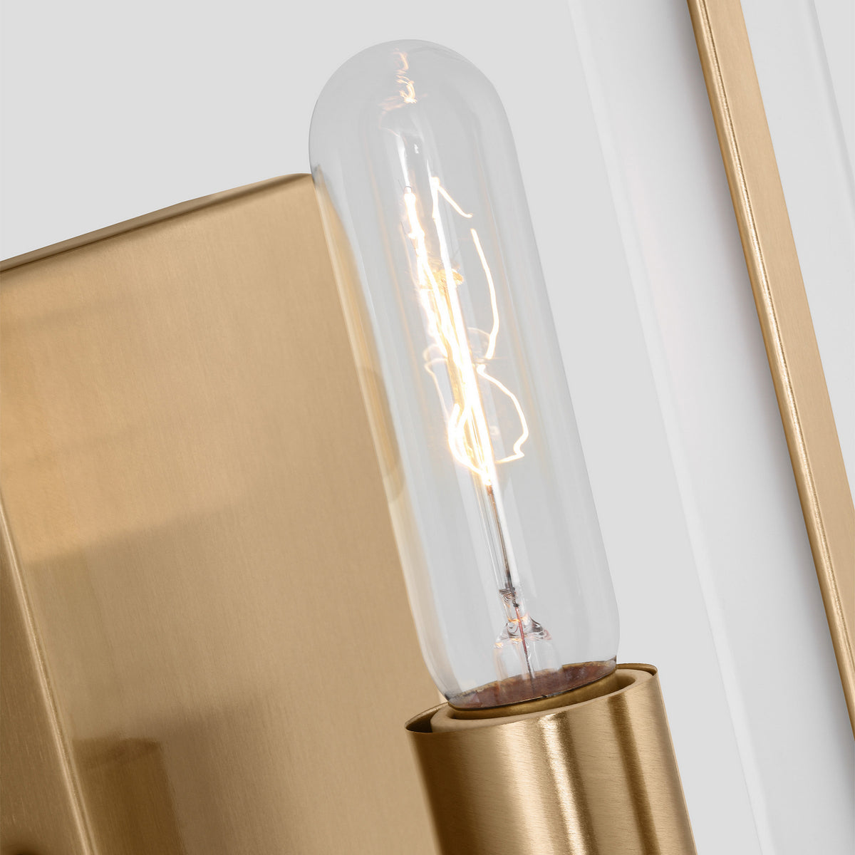 LED Bath Wall Sconce — W: 4.75" × H: 10.00" × D: 4.88"