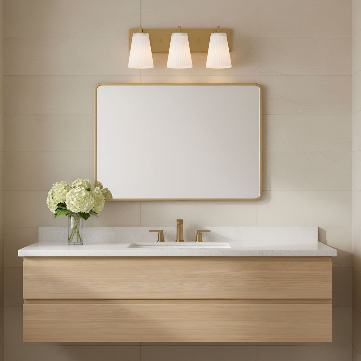 Upson Three Light Bath