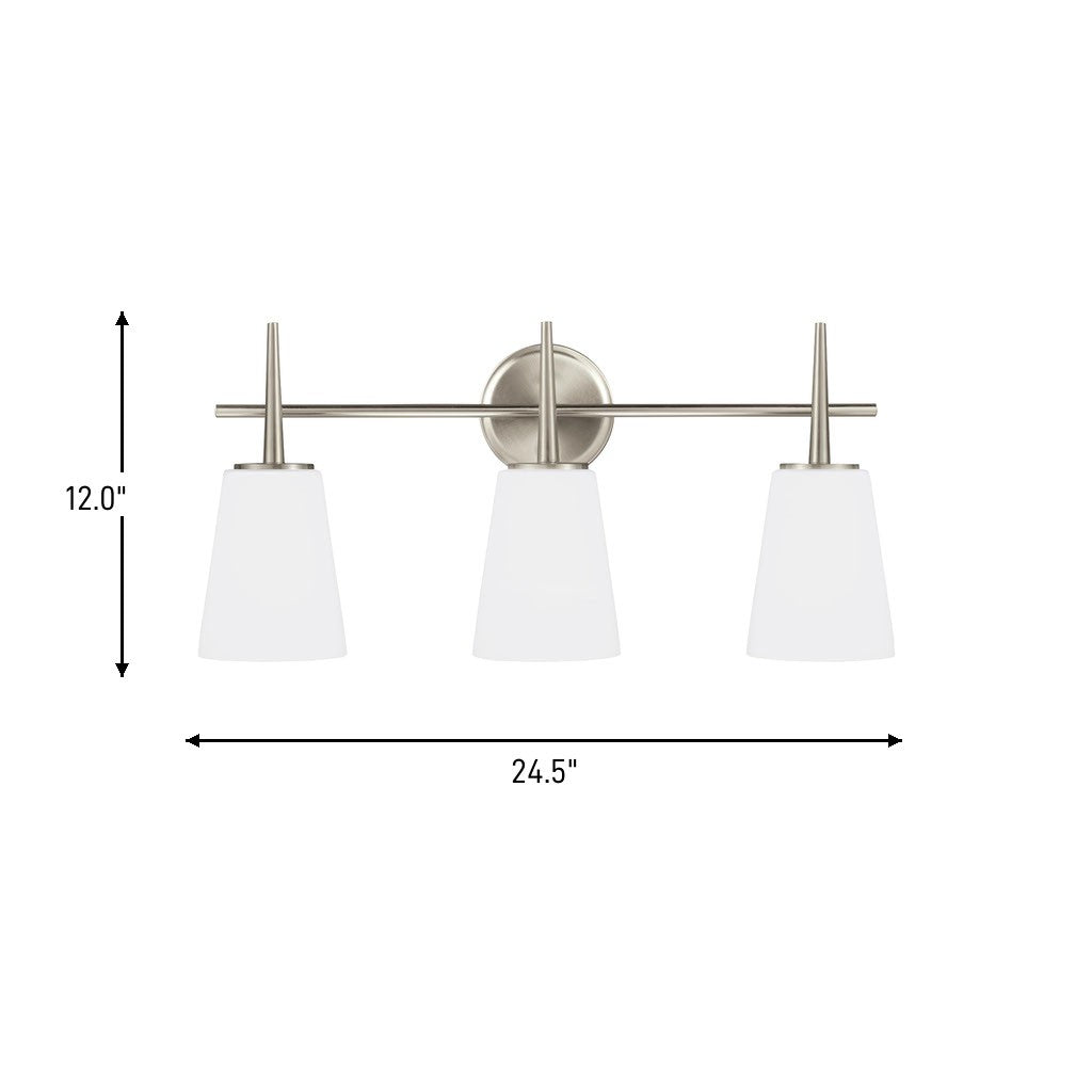 Driscoll Three Light Bath