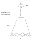 Summer One Light Pendant — 22.75"