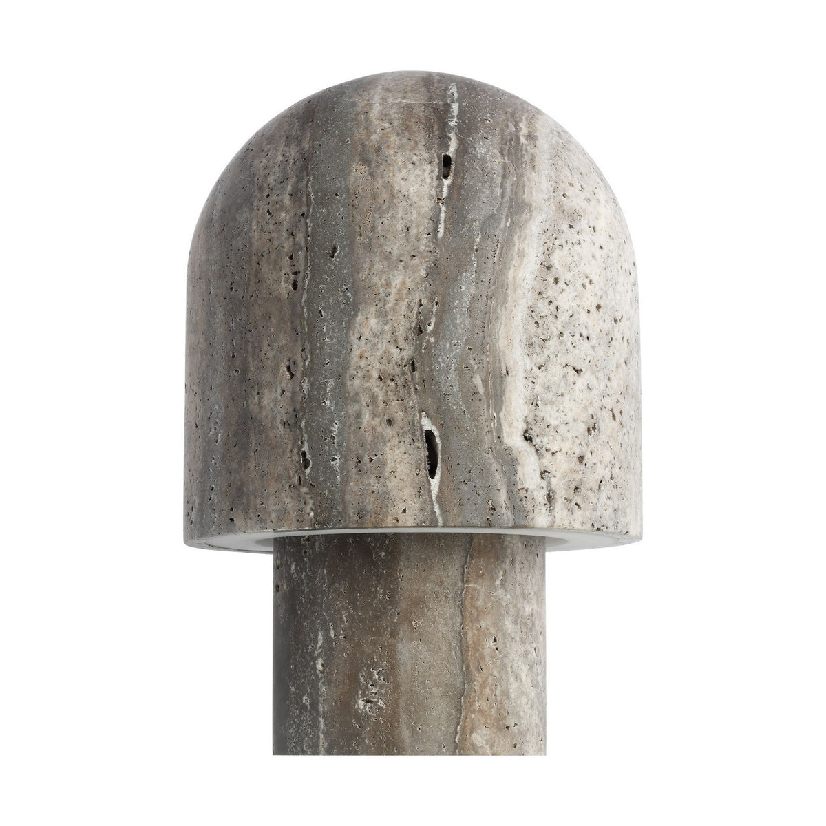 Kennett Small Travertine Table Lamp