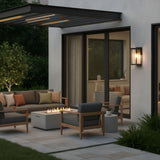 Audley 15" Lantern — Distressed Seeded