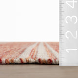 Dash & Albert Malta Handwoven Wool Rug in Pink, photo 5
