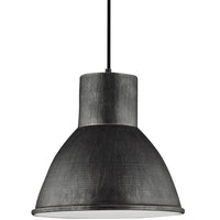 Division Street One Light Pendant