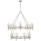 Classic 54" Two-Tier Ring Chandelier