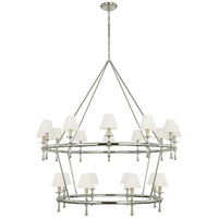 Classic 54" Two-Tier Ring Chandelier