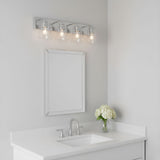 Miles Four Light Bath — Clear