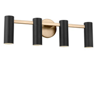 Zentro Four Light Vanity